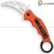 Fox Small Karambit Folding Knife G10 Orange FX-599TK